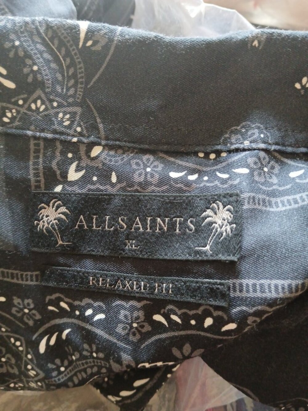 AllSaints Tikal Relaxed Fit Bandana Print Shirt8 - Picture 5 of 9